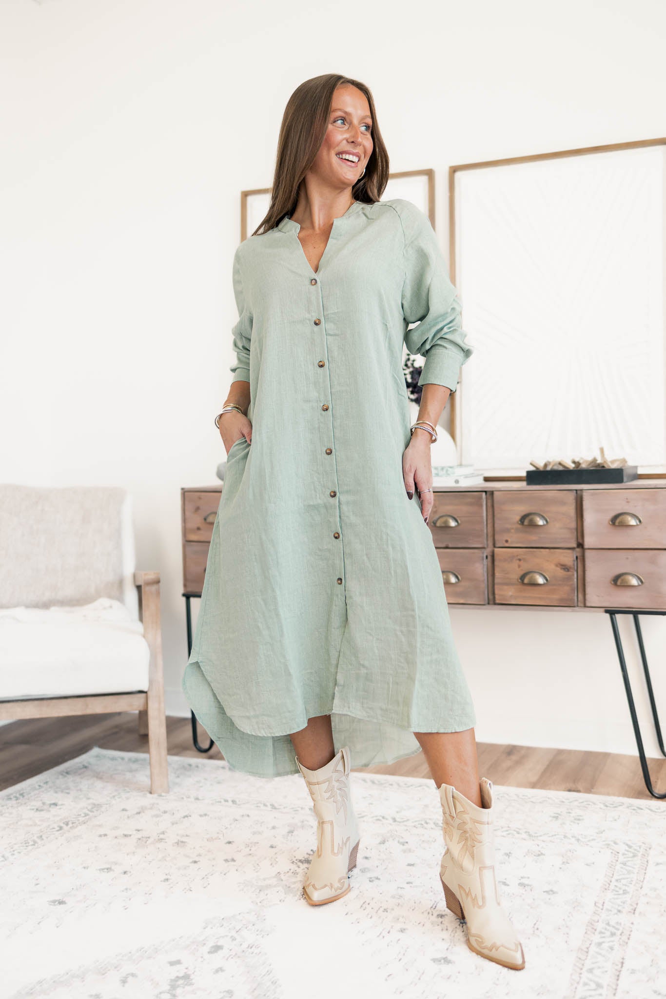 Foster Midi Shirt Dress