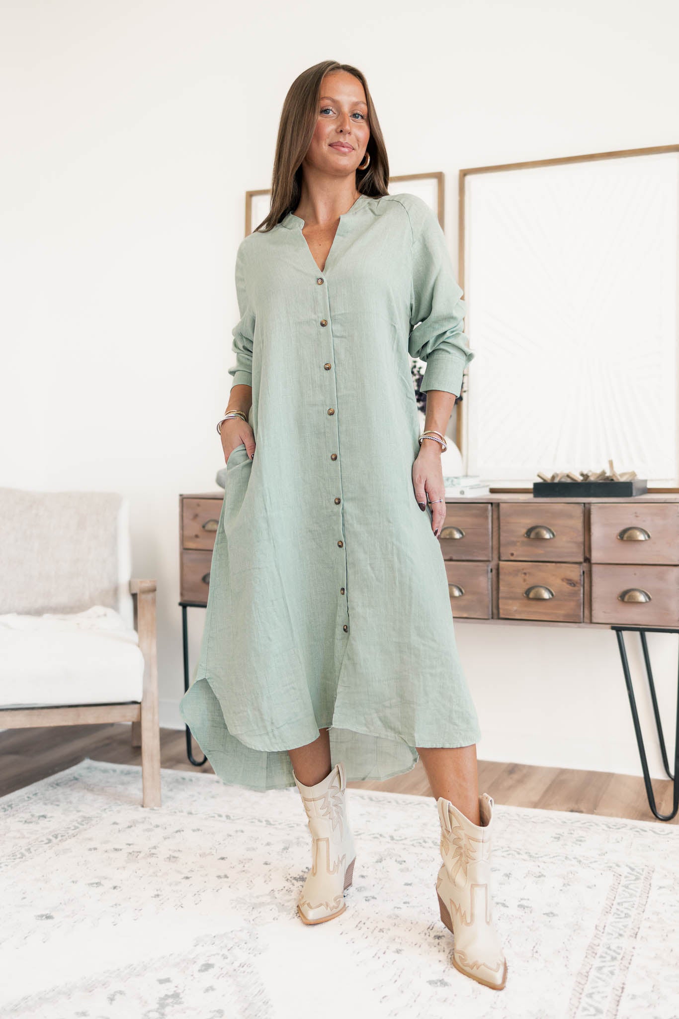 Foster Midi Shirt Dress