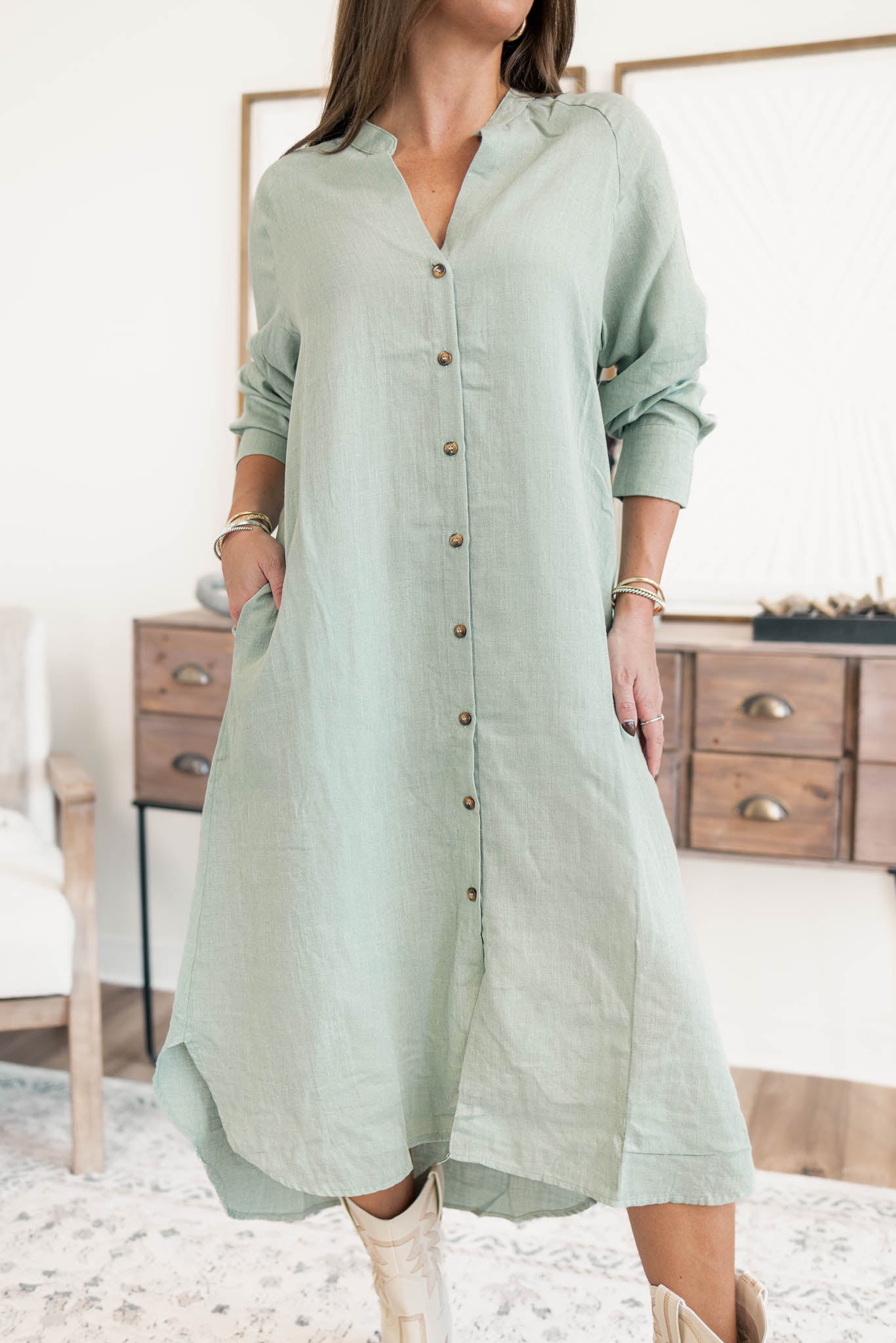 Foster Midi Shirt Dress