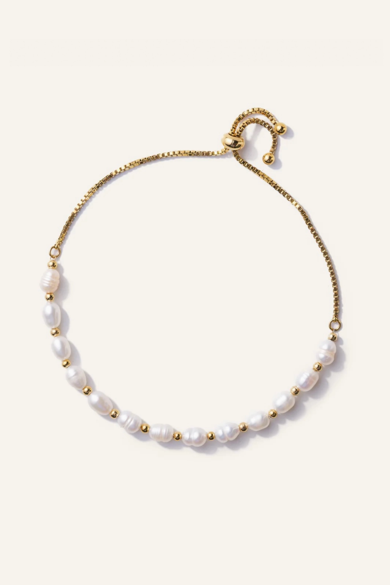 Freshwater Pearl Slider Bracelet