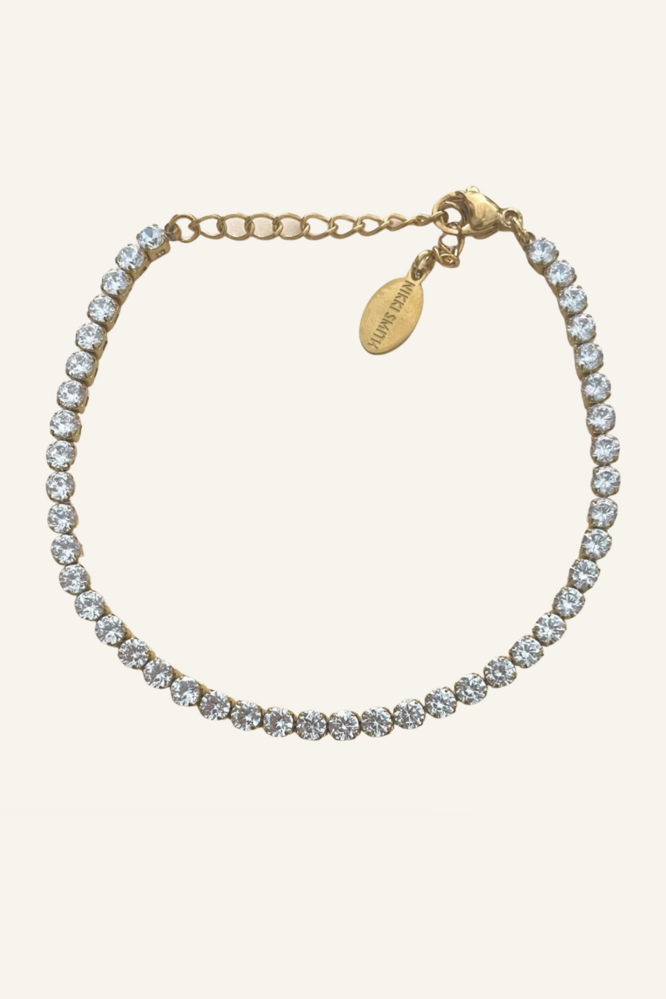 Gold Tennis Bracelet