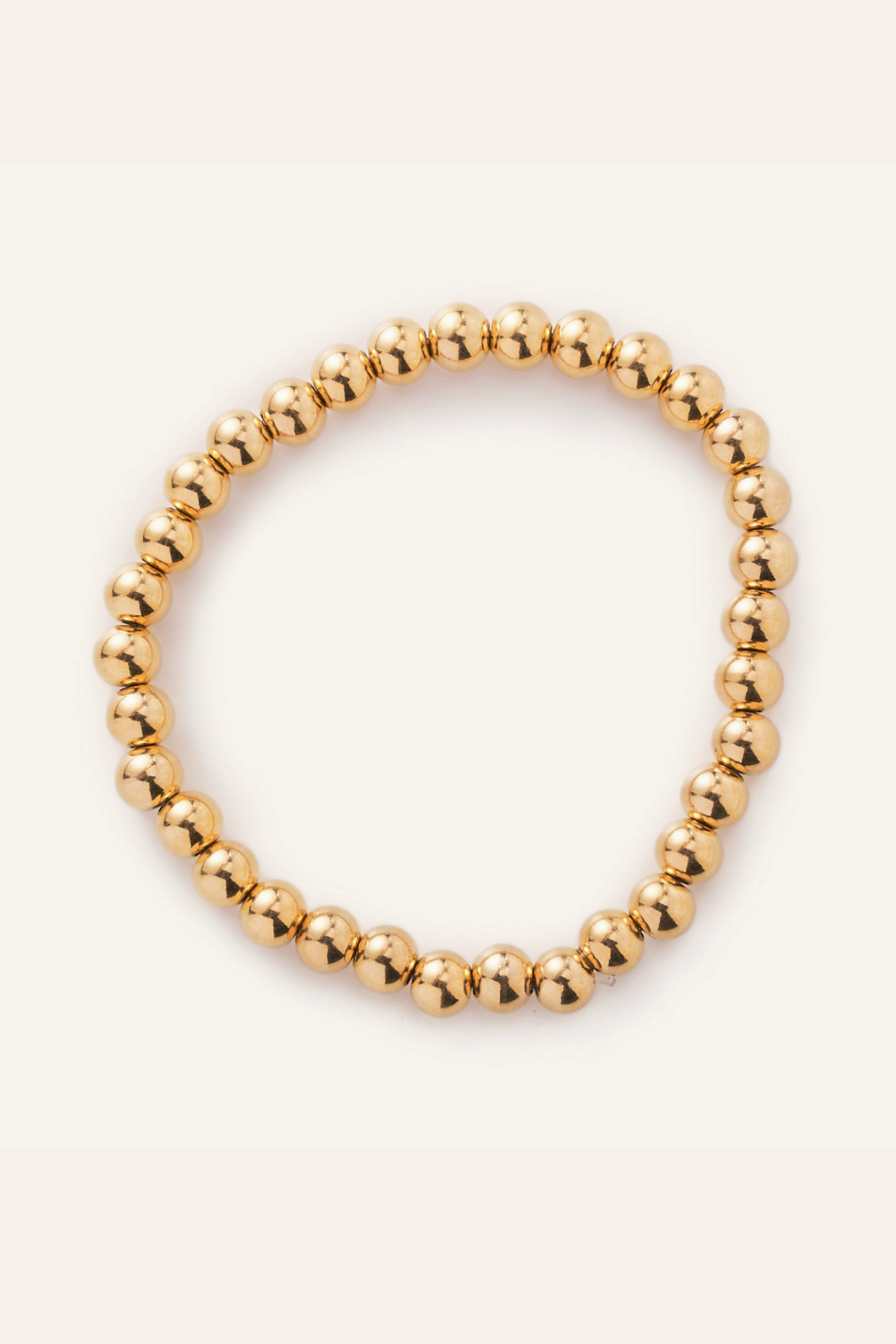 Large Gold Ball Bracelet