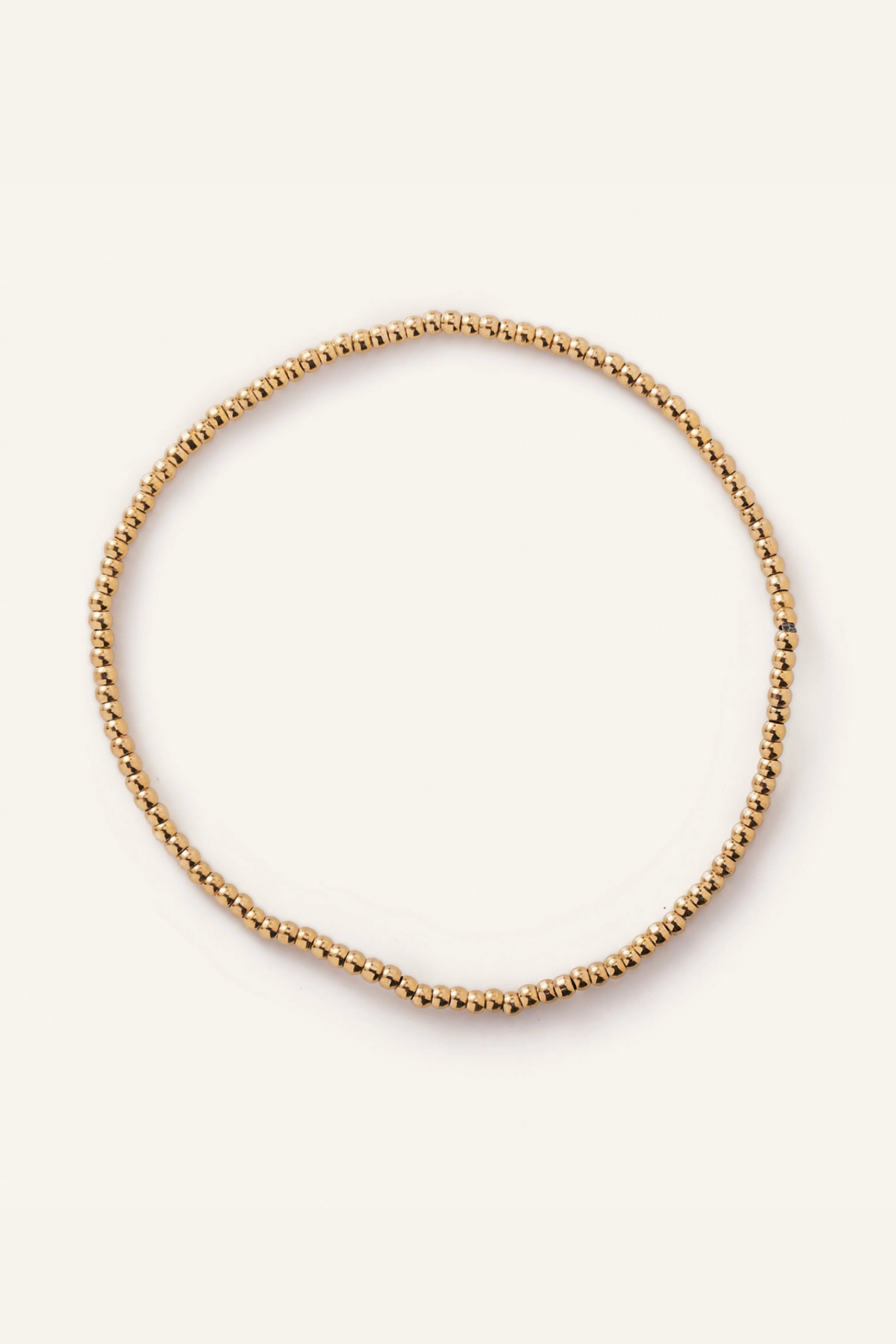 Small Gold Ball Bracelet