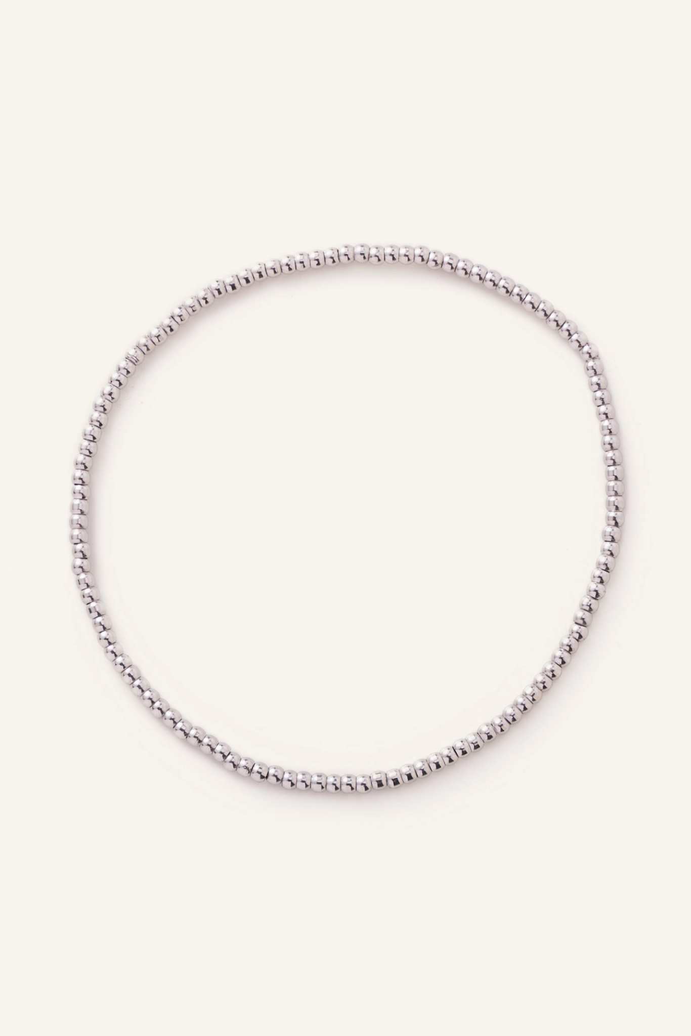 Small Silver Ball Bracelet