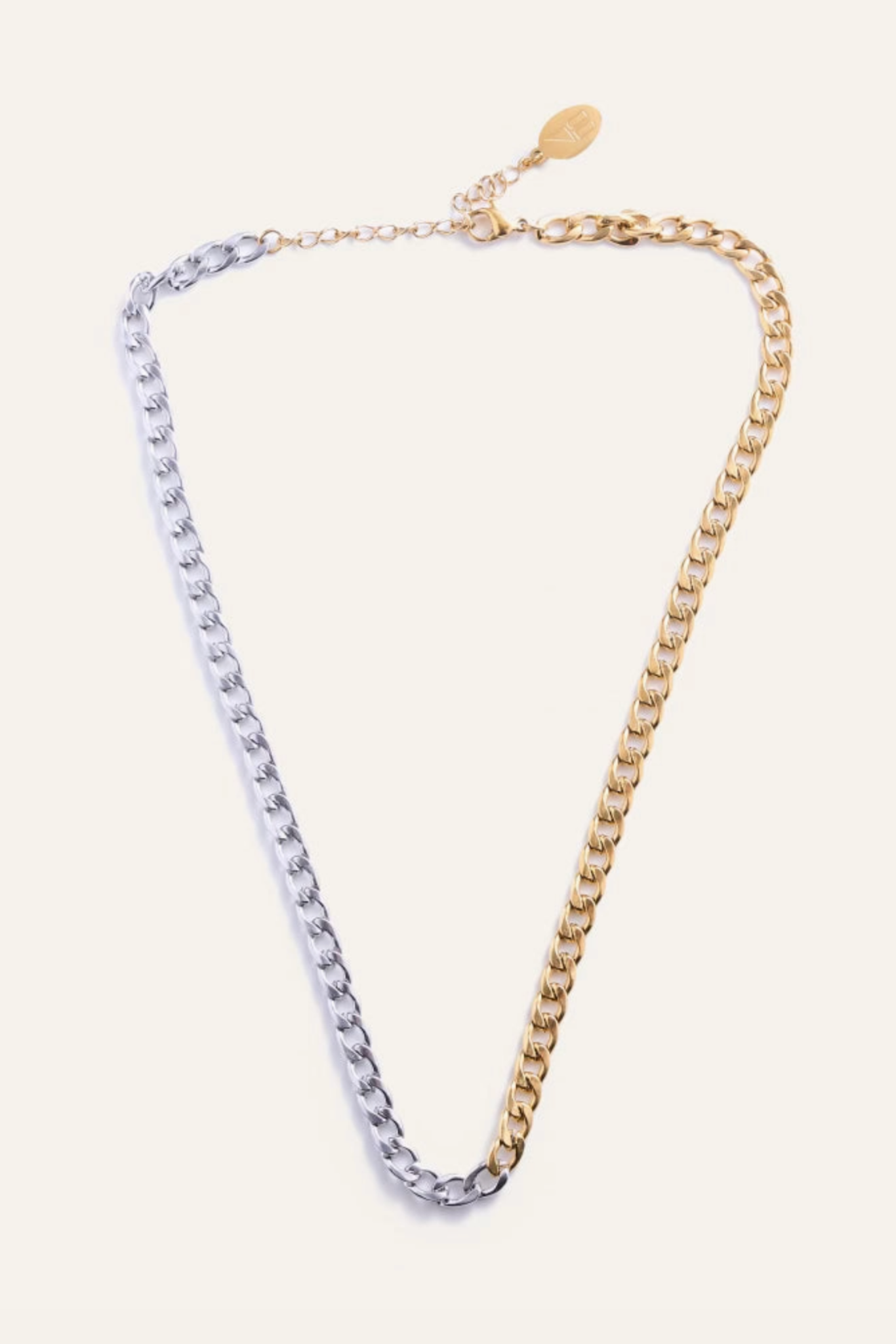 Two Toned Chain Necklace