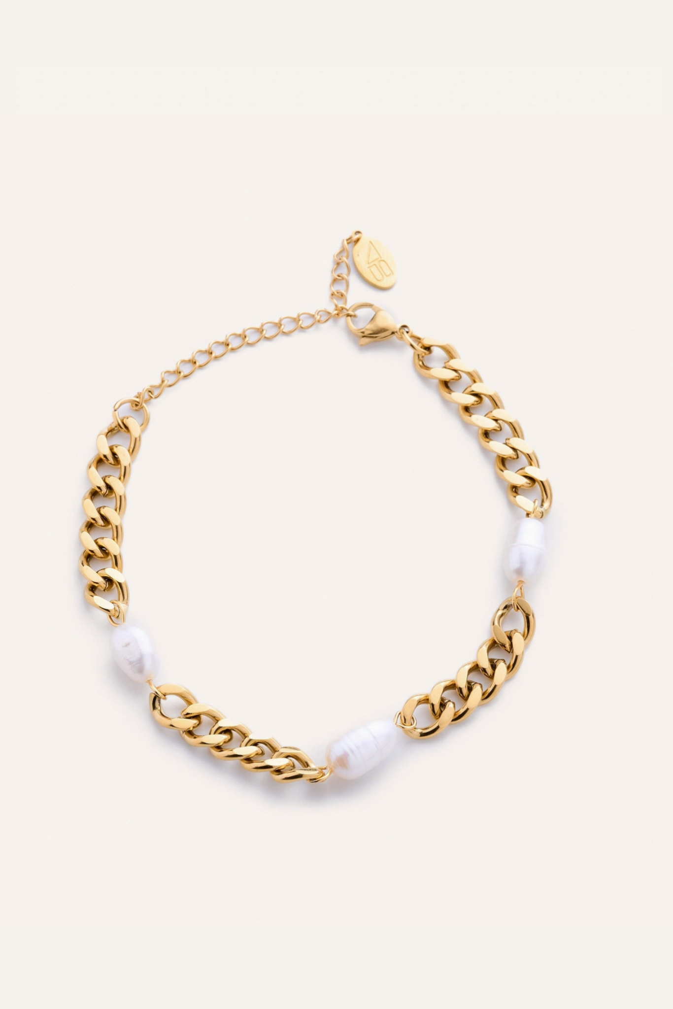 3 Pearl Chain Bracelet