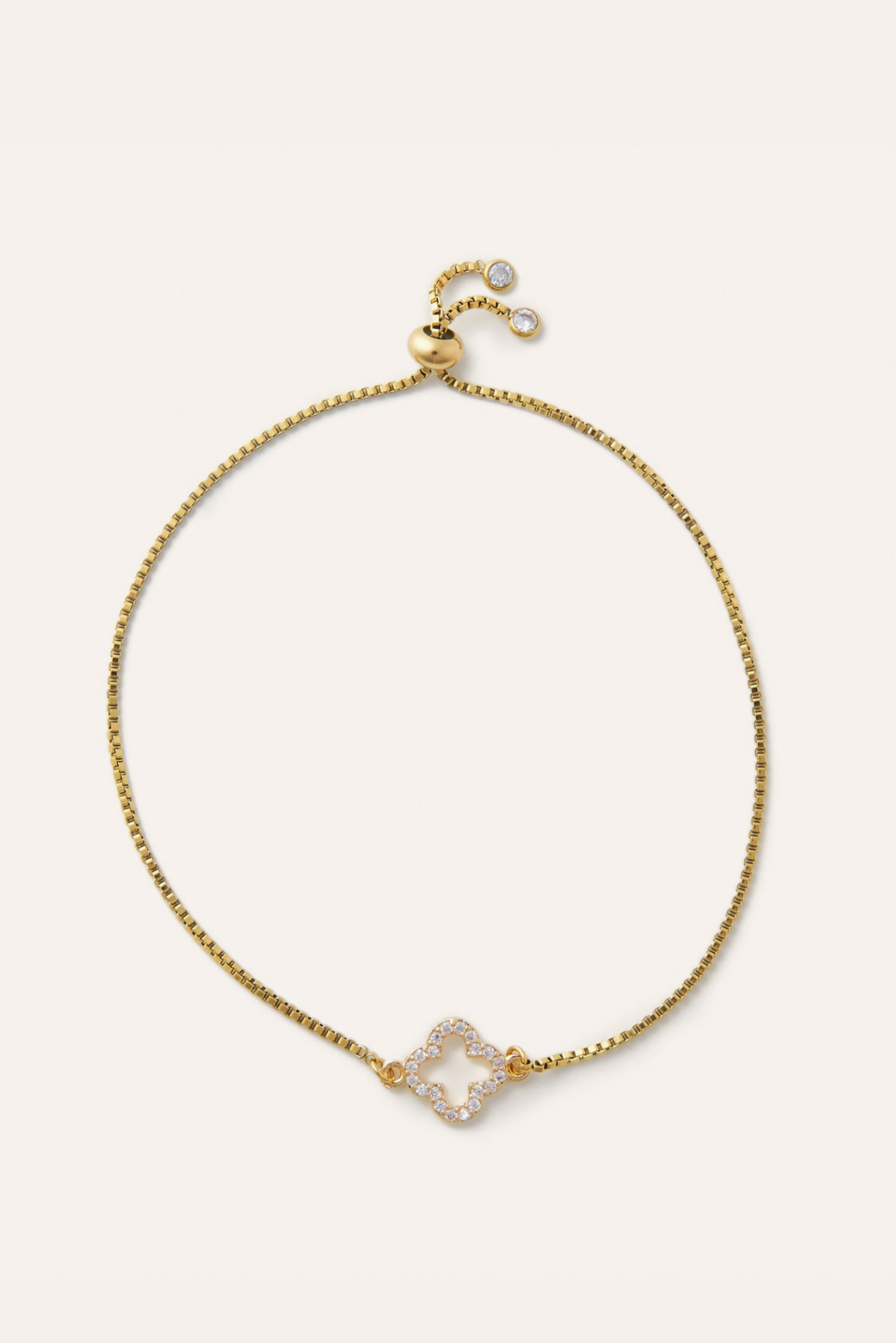 Crystal Flora Slider Bracelet