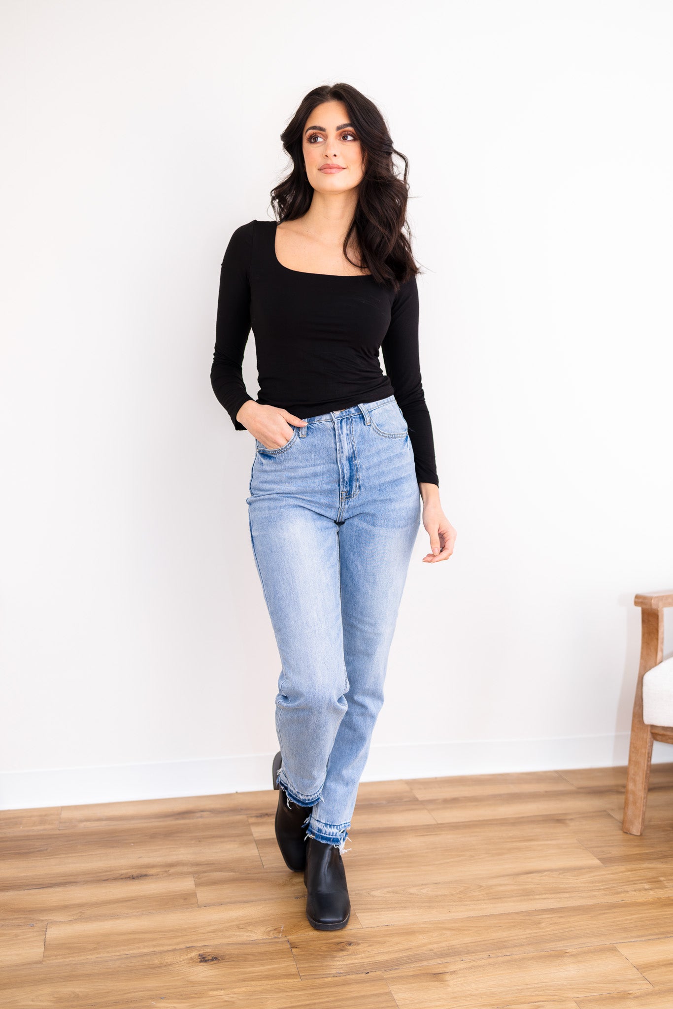 Meg High-Rise Girlfriend Jeans